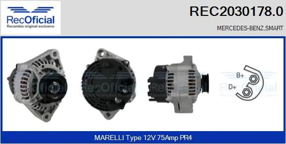 Alternator (REC2030178.0)