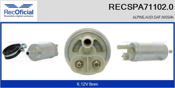 Fuel Pump (RECSPA71102.0)