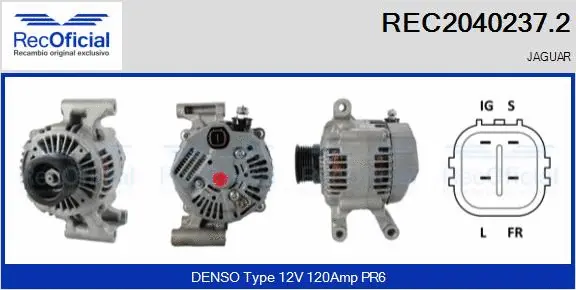 Alternator (REC2040237.2)