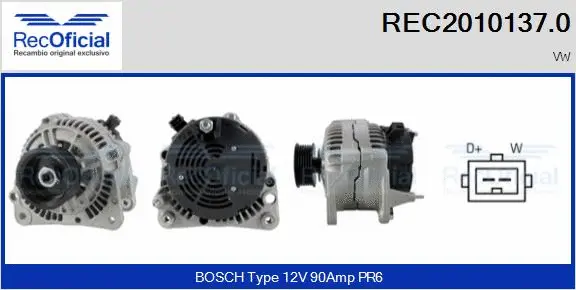Alternator (REC2010137.0)