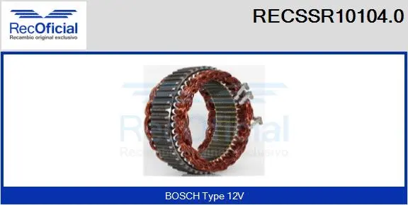 Stator, alternator (RECSSR10104.0)
