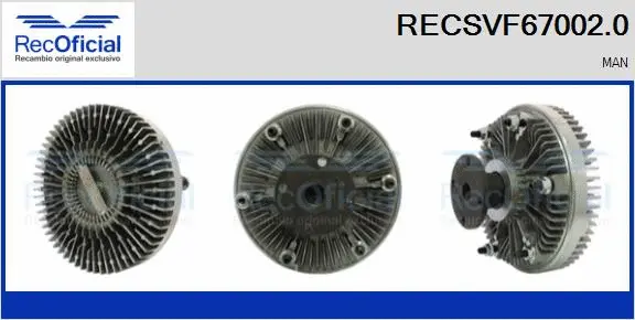 Clutch, radiator fan (RECSVF67002.0)