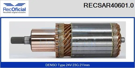 Armature, starter (RECSAR40601.0)