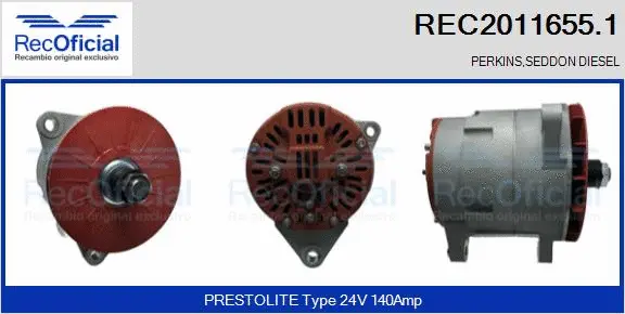 Alternator (REC2011655.1)