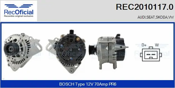 Alternator (REC2010117.0)