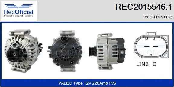 Alternator (REC2015546.1)