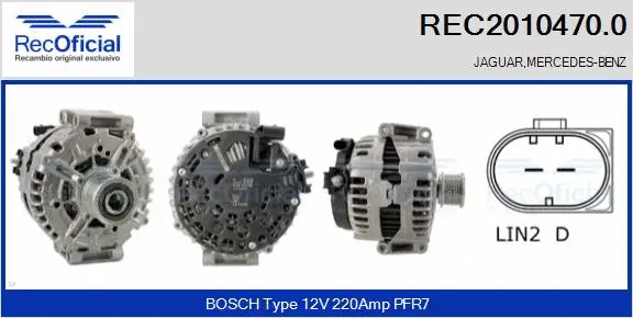 Alternator (REC2010470.0)
