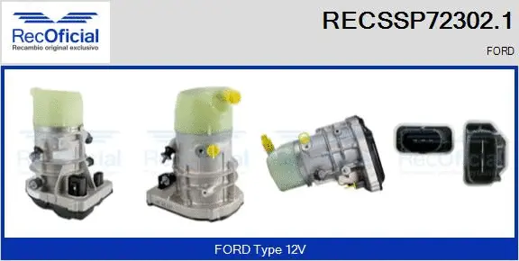 Hydraulic Pump, steering (RECSSP72302.1)