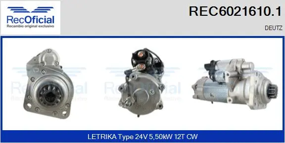 Starter (REC6021610.1)