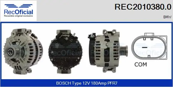 Alternator (REC2010380.0)