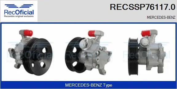 Hydraulic Pump, steering (RECSSP76117.0)