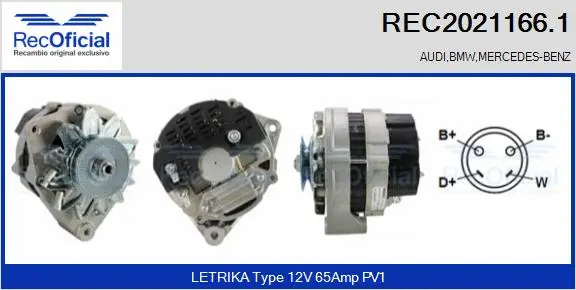Alternator (REC2021166.1)