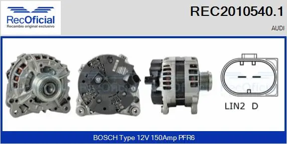 Alternator (REC2010540.1)