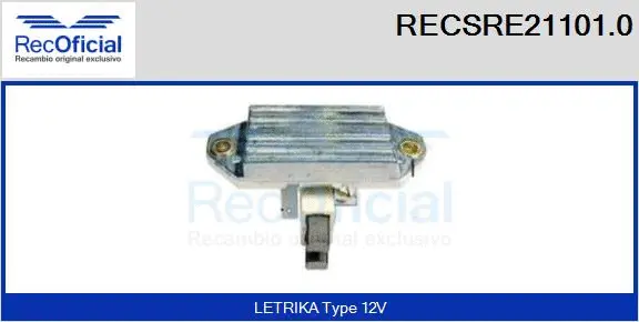 Alternator Regulator (RECSRE21101.0)