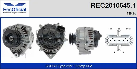 Alternator (REC2010645.1)