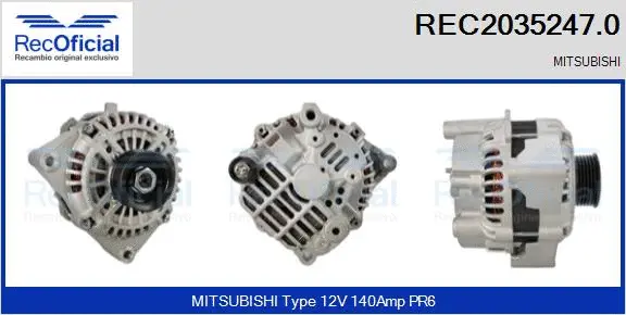 Alternator (REC2035247.0)