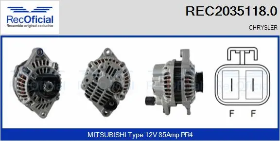 Alternator (REC2035118.0)
