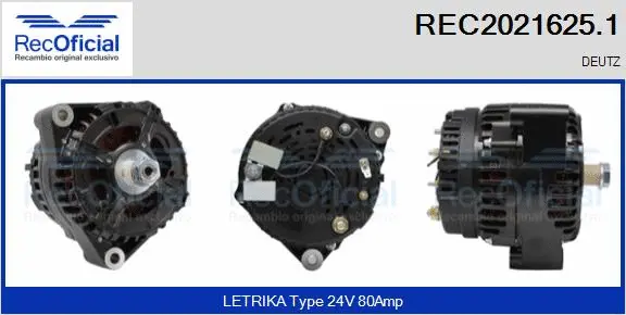 Alternator (REC2021625.1)