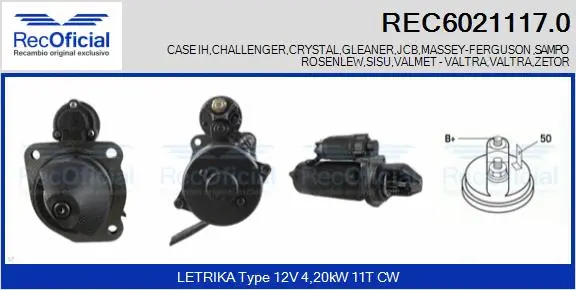 Starter (REC6021117.0)