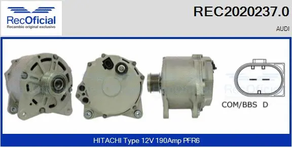 Alternator (REC2020237.0)