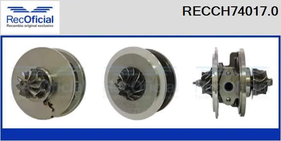 Core assembly, turbocharger (RECCH74017.0)