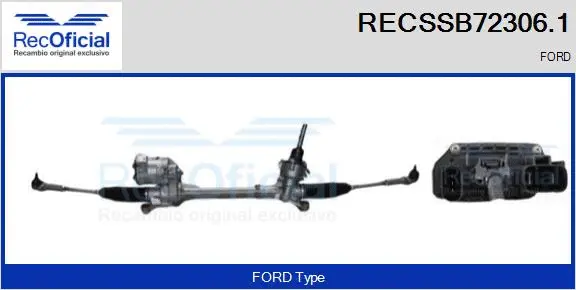 Steering Gear (RECSSB72306.1)