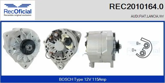 Alternator (REC2010164.0)