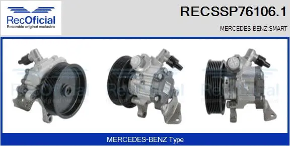 Hydraulic Pump, steering (RECSSP76106.1)