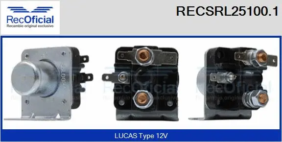 Relay, starter (RECSRL25100.1)