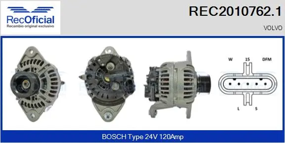 Alternator (REC2010762.1)