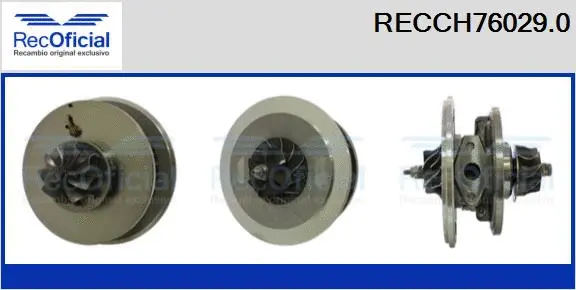 Core assembly, turbocharger (RECCH76029.0)