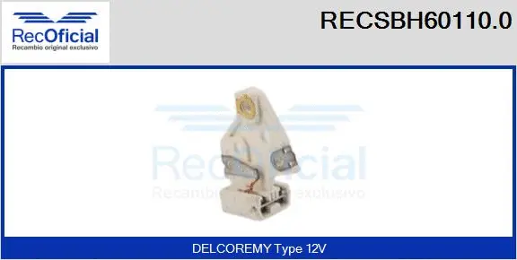 Holder, carbon brushes (RECSBH60110.0)