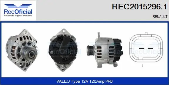 Alternator (REC2015296.1)