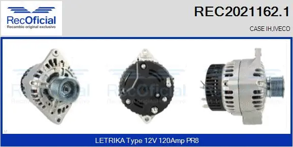 Alternator (REC2021162.1)