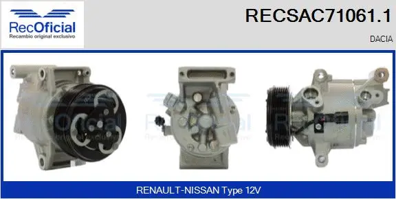 Compressor, air conditioning (RECSAC71061.1)