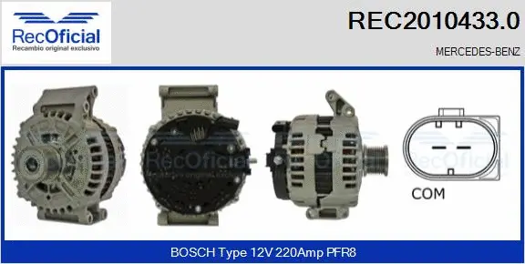 Alternator (REC2010433.0)