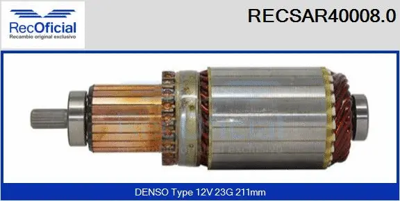 Armature, starter (RECSAR40008.0)