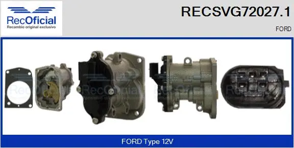 EGR Valve (RECSVG72027.1)