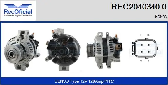 Alternator (REC2040340.0)