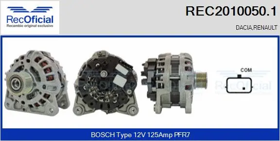 Alternator (REC2010050.1)