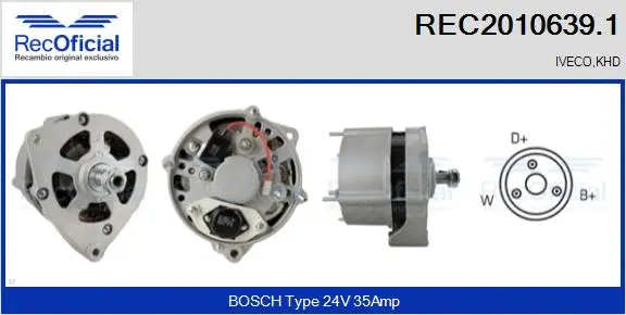 Alternator (REC2010639.1)