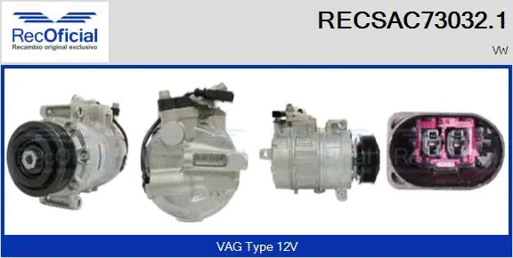 Compressor, air conditioning (RECSAC73032.1)