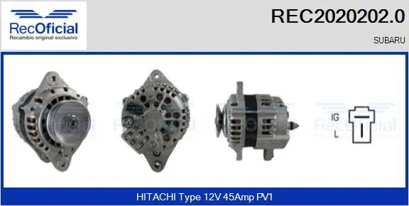 Alternator (REC2020202.0)