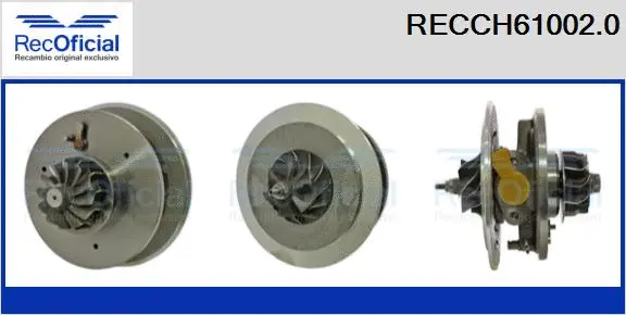 Core assembly, turbocharger (RECCH61002.0)