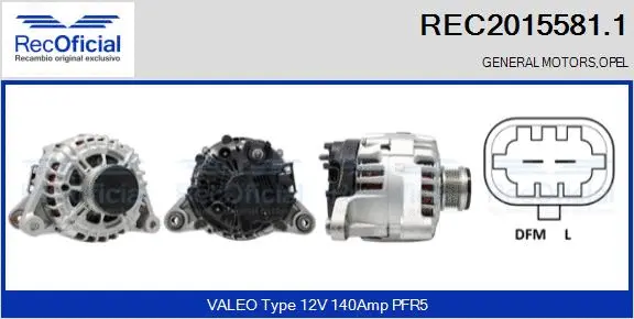Alternator (REC2015581.1)