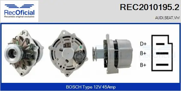 Alternator (REC2010195.2)