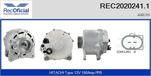 Alternator (REC2020241.1)