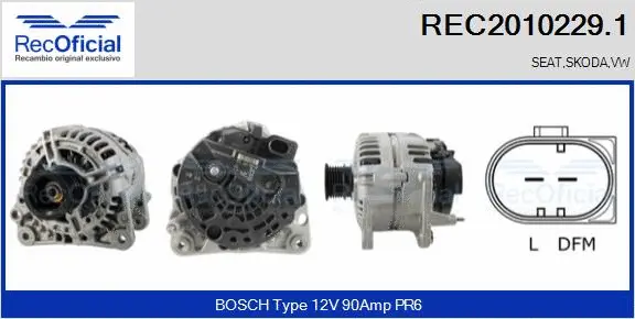 Alternator (REC2010229.1)