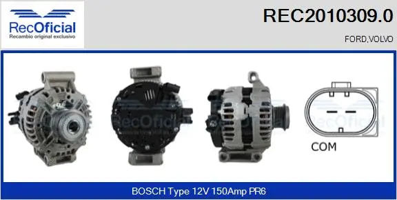 Alternator (REC2010309.0)