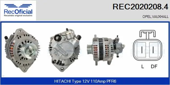 Alternator (REC2020208.4)